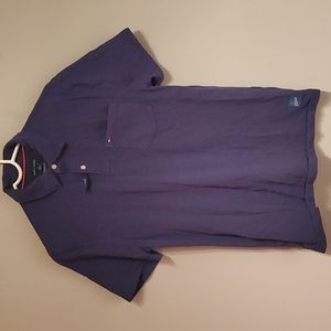 Tommy Hilfiger navy custom polo fit shirt